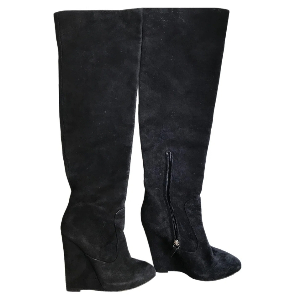 Giuseppe Zanotti Black Over the Knee Boots